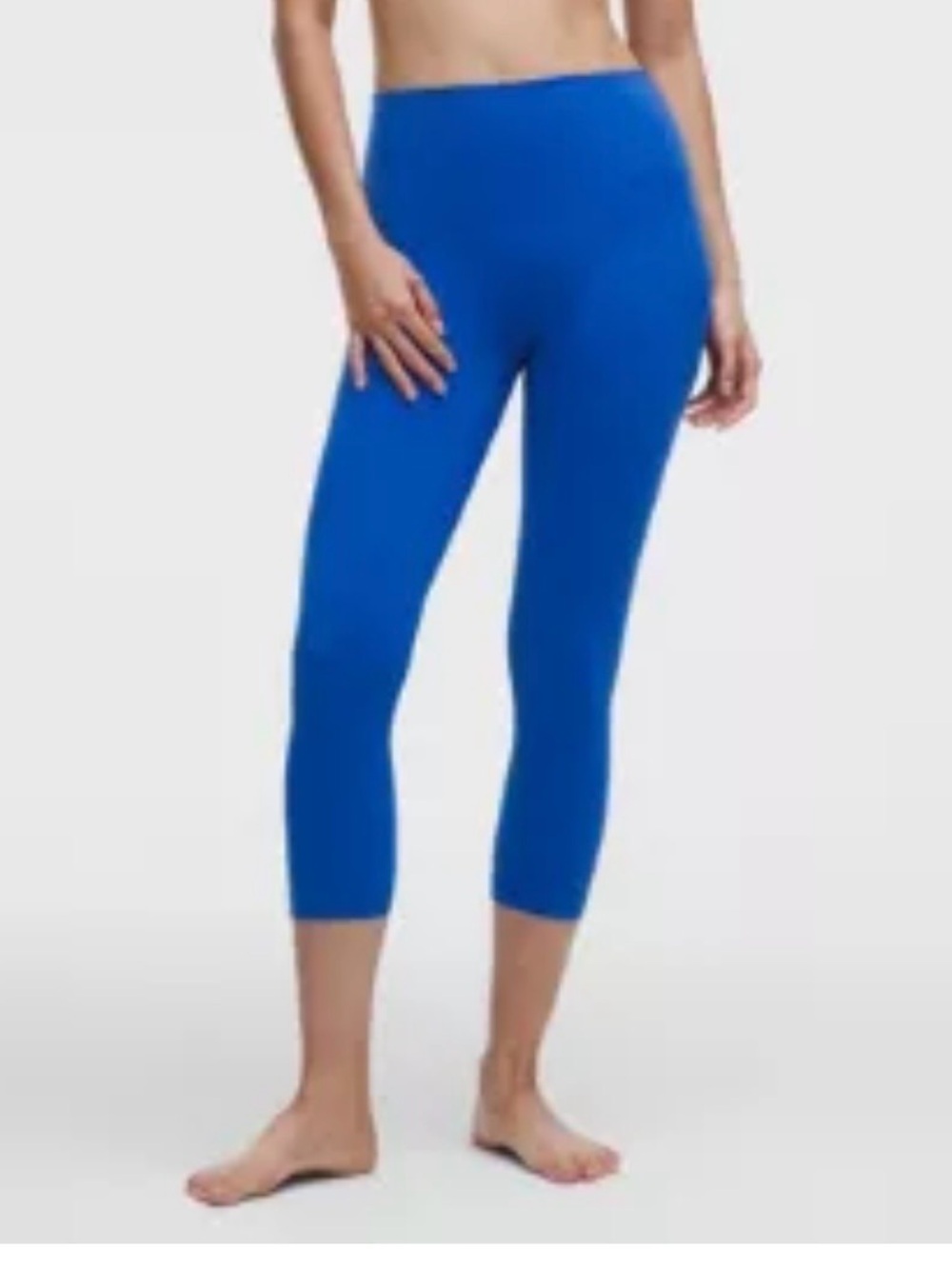 lululemon athletica Vibrant Blue Cropped Leggings